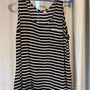 Old Navy Monochrome Striped Tank